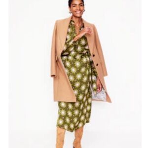 Boden Jasmin satin midi dress